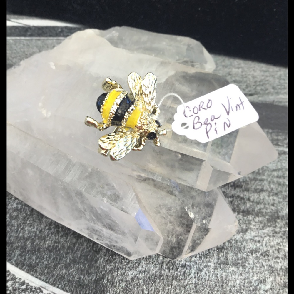 VINTAGE CORO BEE PIN-DARLING ACCESSORY❤️🌸